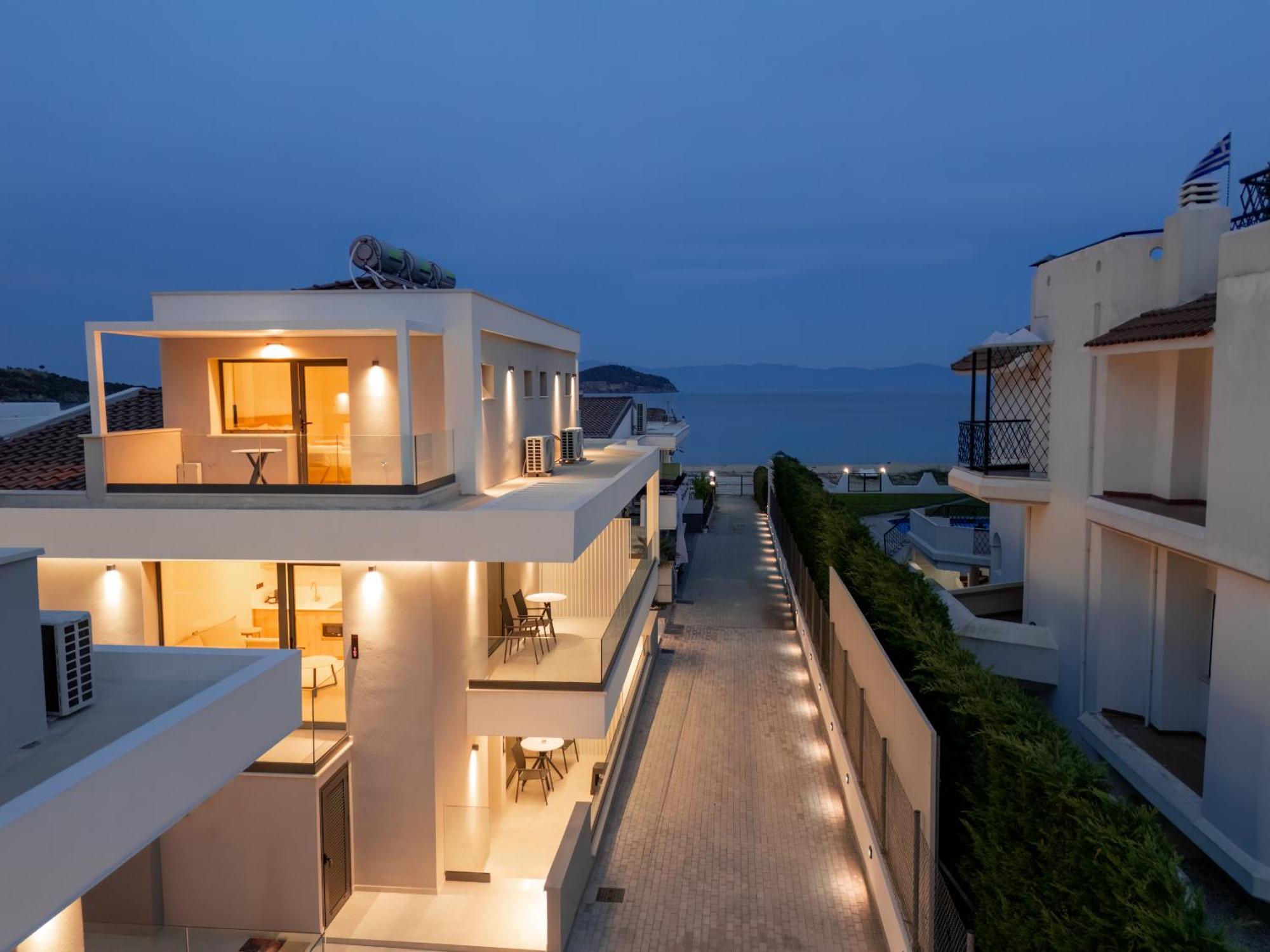 الشقق الفندقية Nea Iraklitsaفي  Sealuxe Living المظهر الخارجي الصورة